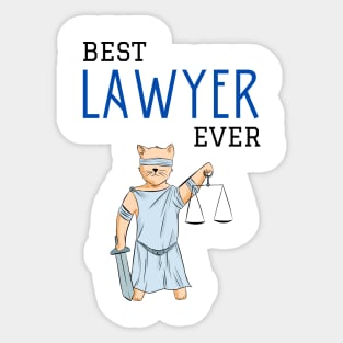 Best lawyer ever Sticker